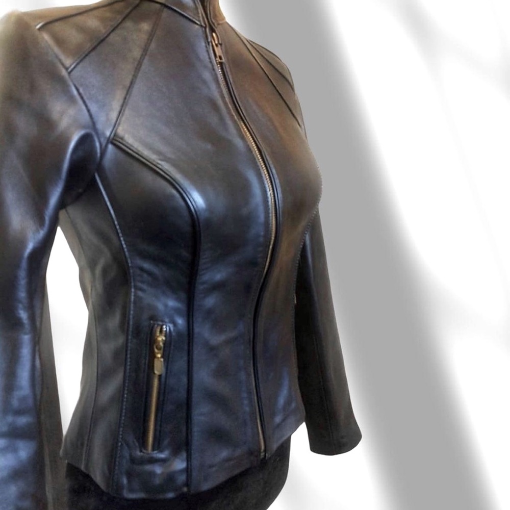 Real leather jacket